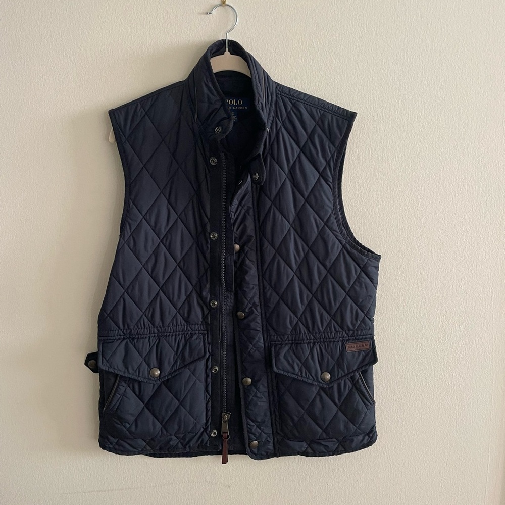 Polo Ralph Lauren Men's Quilted Puffer Navy Vest